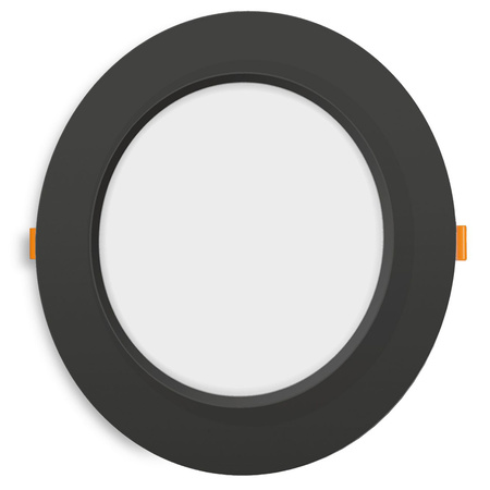 Panel LED Oprawa Podtynkowa Wpuszczana 6W 620lm 4000K Neutralna Czarna Videx