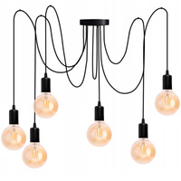 Lampa wisząca sufitowa ARANE PAJĄK 6 ramion do LED 6x E27 LUMILED