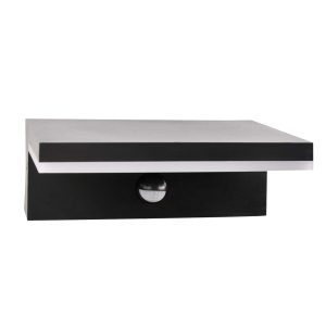 Kinkiet Zewnętrzny Oprawa Elewacyjna Lampa LED 4000K Prostokąt Czarna