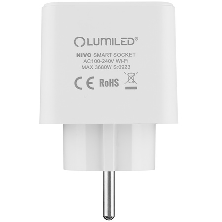 2x Inteligentne Gniazdko WiFi Watomierz Programator Timer TUYA SMART NIVO LUMILED