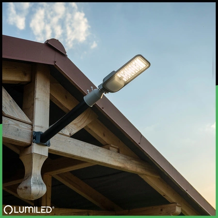 Lampa Uliczna LED LUXOS2 Przemysłowa Oprawa Drogowa 50W 7000lm 4000K IP65 ALS LUMILED