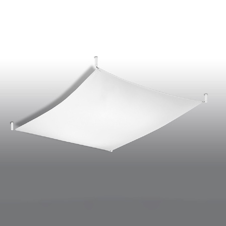 Lampa Sufitowa Oprawa Natynkowa 6x G13 Plafon Prostokątna Biała Minimalistyczna Luna Sollux