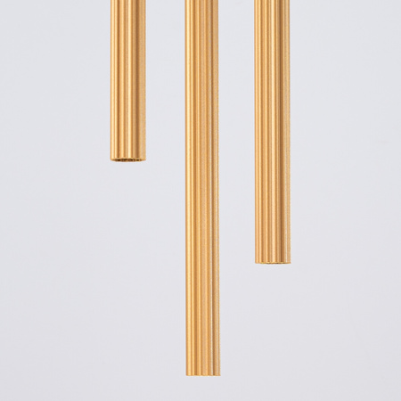 Lampa Sufitowa Wisząca Zwis 3x G9 Tubularna Złota Nowoczesna Arche Sollux
