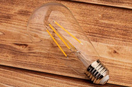 Zestaw 6x Żarówka LED Edison ST64 E27 8W = 60W 880lm 3000K Ciepła 360° Filament LUMILED