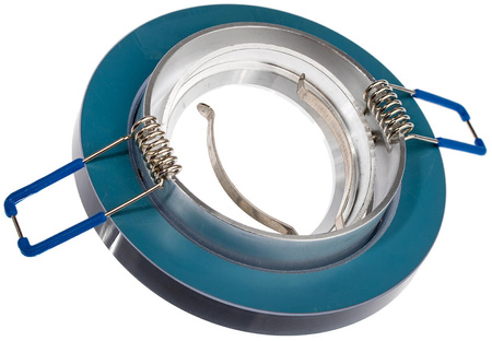 Oprawa Halogenowa SZKLANA Sufitowa ARIAN MR16 GU10 LUMILED Okrągła Ruchoma Czarna