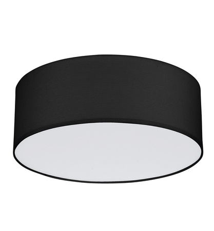 Lampa Sufitowa Plafon Oprawa RONDO BLACK Okrągła Biało-Czarna 45cm 15W 4xE27 1088 TK Lighting