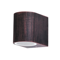 Lampa Ogrodowa Zewnętrzna Kinkiet Elewacyjny LED GU10 IP44 Brązowy Nowoczesny Chile Rabalux