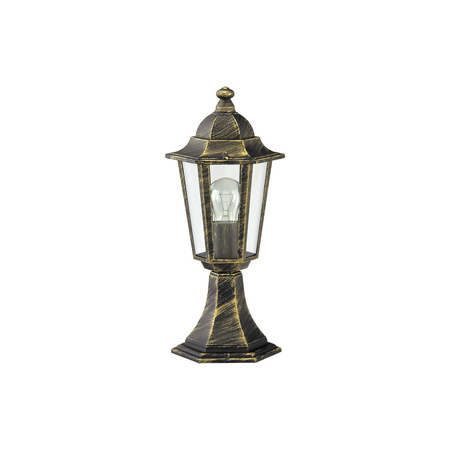 Lampa Ogrodowa Słupek Zewnętrzny Stojący E27 IP43 40cm Złoty Klasyczny Velence Rabalux
