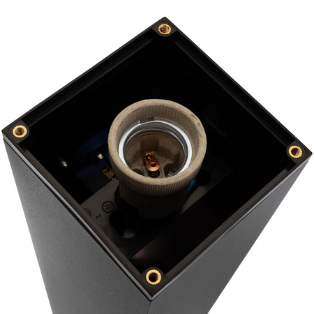 Lampa Ogrodowa Słupek Zewnętrzny Stojący E27 LED z Gniazdem TAXUS 2 60cm LUMILED