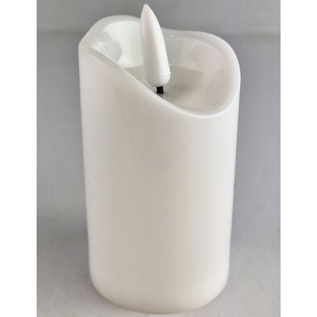 Wkład Elektryczny LED Świeca Znicz Efekt Płomienia 9,5 cm