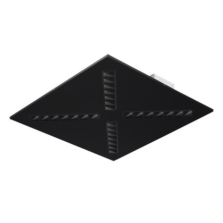 Panel LED Lampa Sufitowa 30.5W 60x60cm 3900lm 4000K Neutralna 80° Podtynkowa Czarna Kanlux
