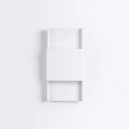 Lampa Ścienna Kinkiet 2x G9 Prostokątna Biała Nowoczesna Durlin Sollux