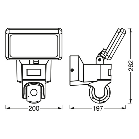 Naświetlacz LED 23W 2000lm 3000K Czujnik i Kamera HD SMART+ WIFI LEDVANCE