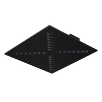 Panel LED Podtynkowy 60x60 Lampa 40W 4800lm 3500K Ciepła 80° Czarna Kanlux