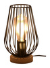Lampa Stołowa Biurkowa Nocna E27 Brązowy Industrialny Gremio Rabalux