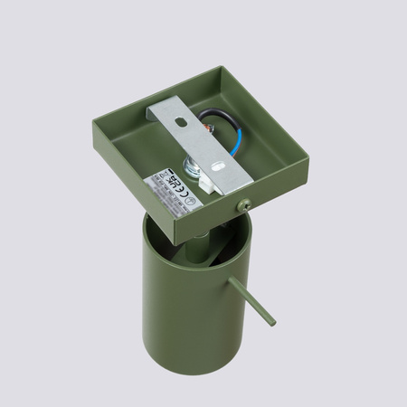 Lampa Ścienna Kinkiet Reflektor Tuba Spot 1x GU10 Oliwkowa Ring Bittersweet Shimmer SL.1500 Sollux