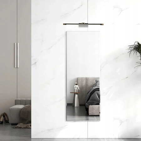 Kinkiet LED Lampa Ścienna nad Lustro 12W 1440lm 4000K 160° Czarny Złoty 56cm Lappa Masterled