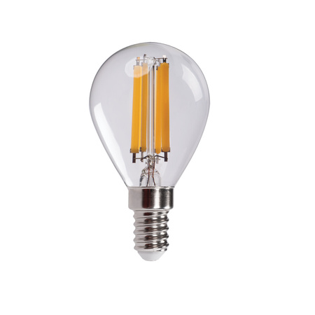 Żarówka LED XLED KULKA E14 G45 6W 806lm 2700K Ciepła Filament KANLUX