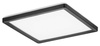 Lampa Sufitowa LED Ogrodowa Zewnętrzna INVERNESS 15W CCT DIM IP44 Wi-Fi Plafon Kwadratowa Biało-Czarna RABALUX