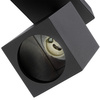 Lampa Sufitowa Reflektor 4xGU10 QUANTUS Czarna