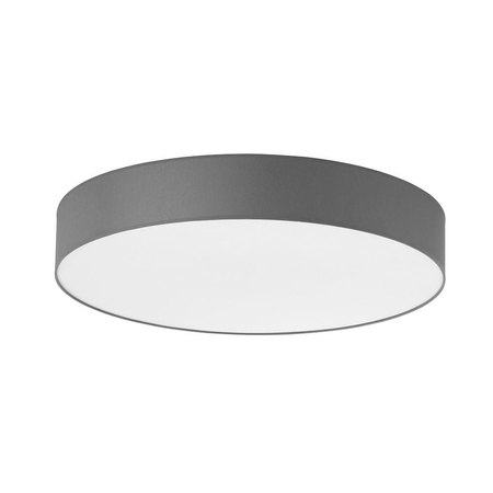 Lampa Sufitowa Plafon Oprawa RONDO GRAPHITE Okrągła Biało-Grafitowa 80cm 15W 6xE27 2443 TK Lighting