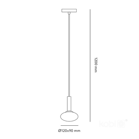 Lampa Wisząca Dekoracyjna Zwis G9 Czarna Złota Elegance Kobi