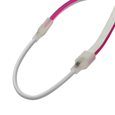 Złączka 2-stronna do taśm LED NEON z przewodem 2PIN 12MM