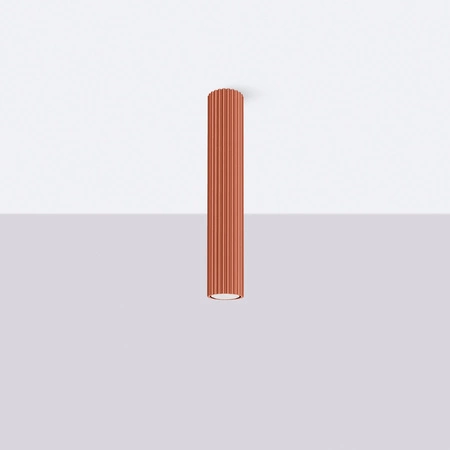 Lampa Sufitowa Reflektor Tuba Spot 1x GU10 Ochra Czerwona Karbon Deep Space SL.1628 Sollux