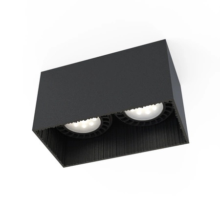 Oprawa Natynkowa Sufitowa GU10 SPOT TUBA Czarna GROOVE 9316 Nowodvorski