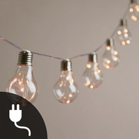 Girlanda Ogrodowa Zewnętrzna Łańcuch Świetlny 20 LED 2700K