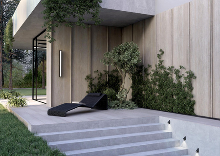 Plafon Oprawa Natynkowa Sufitowa Lampa Ogrodowa Kinkiet Elewacyjny LED 35W 1800lm 3000K Ciepła Czarna Wodoodporna IP44 OUTLINE LED M 11361 Nowodvorski