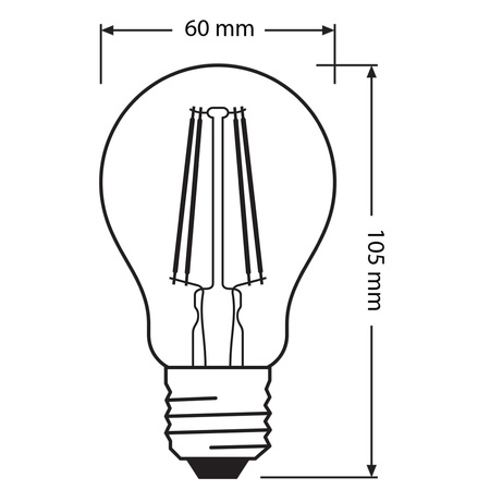 Żarówka LED A60 E27 7W = 60W 806lm 2700-4000K CCT 320° RELAX and ACTIVE Osram