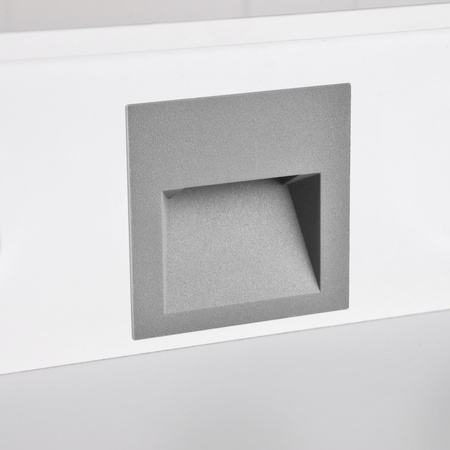 Oprawa Schodowa LED 3W 55lm 4000K Neutralna Szara IP44 Q LED Sanico Goldlux