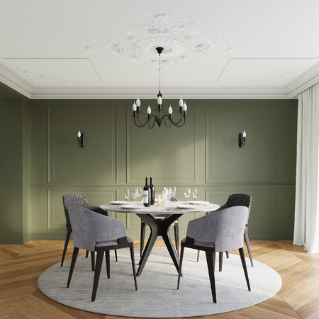 Lampa Sufitowa Wisząca Żyrandol 3x E14 Żyrandol Nieregularna Czarna Nowoczesna Minerwa Sollux