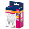 2x Żarówka LED B35 Świeczka E14 4.9W = 40W 470lm 3000K Ciepła 220° VALUE CLASSIC Osram