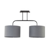 Lampa Sufitowa 2x E27 Szara Nowoczesna ALICE M 6817 Nowodvorski