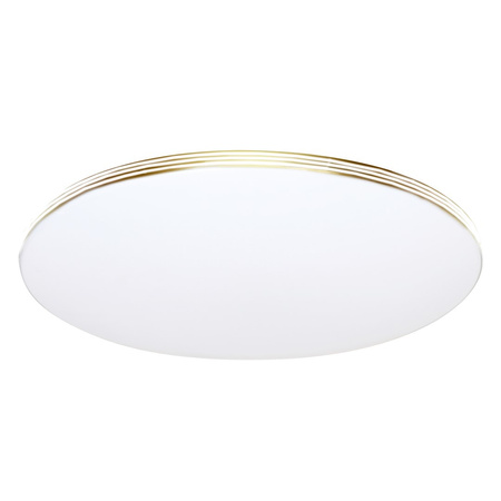 Plafon LED Lampa Sufitowa Natynkowa 30W 1800lm CCT 35cm SIENA GOLD Milagro + pilot