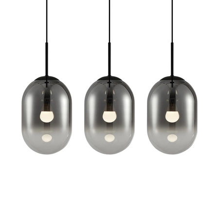 Lampa Wisząca Sufitowa ALIAS Czarna 3xE14 Milagro