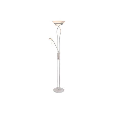 Lampa Stojąca Oprawa Podłogowa 2x E27 Biały Vintage Gamma Trend 4555 Rabalux