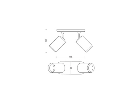 Philips HUE White and Color Ambiance Lampa Fugato 2x4,2W Bluetooth Zigbee