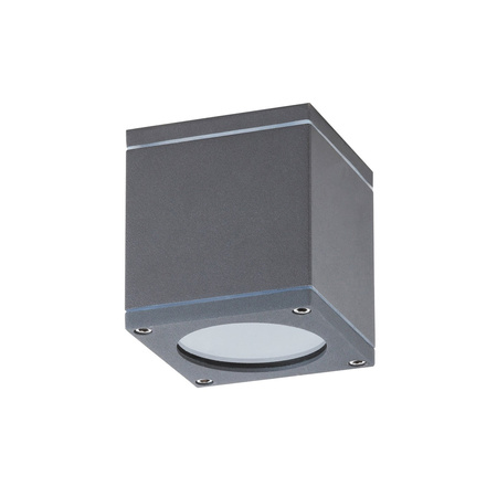 Lampa Ogrodowa Zewnętrzna Kinkiet Elewacyjny LED GU10 IP54 Antracyt Minimalistyczny Akron Rabalux