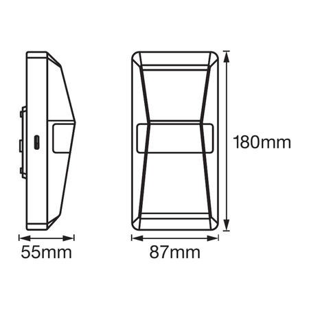 Naświetlacz LED Reflektor Zewnętrzny Lampa 10W 1000lm 4000K IP55 Biały Z Czujnikiem Ruchu i Zmierzchu Endura Ledvance