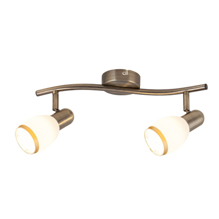 Lampa Sufitowa Punktowa Reflektor Spot 2x E14 Brązowy Klasyczny Elite 5971 Rabalux