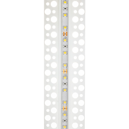 Profil Aluminiowy Podtynkowy Architektoniczny do LED Wpuszczany do Płyt KARTON / GIPS 1m + Przeźroczysty Klosz