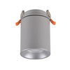 Oprawa Sufitowa Podtynkowa HARON GU10 Tuba Spot Ruchoma Okrągła Szara GOLDLUX
