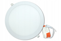 Panel LED Oprawa Sufitowa 24W 1920lm 4000K Neutralny Wpuszczany Ogrągły Biały Proma Masterled