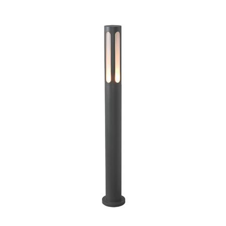 Lampa Ogrodowa Oprawa Zewnętrzna Stojąca Słupek E27 Czarna Wodoodporna IP42 MEKONG 4698 Nowodvorski