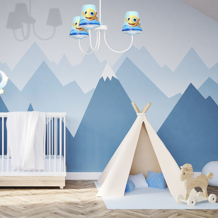 Lampa Sufitowa Żyrandol RYBKA MiniMini 3xE14 Milagro