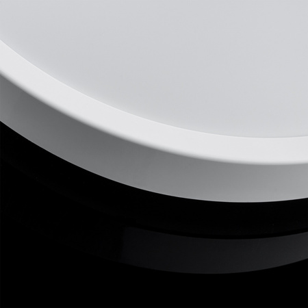 Plafon LED Lampa Sufitowa Natynkowa Łazienkowa 24W 4000K IP44 z Czujnikiem Ruchu ZOE LX Biała 35cm