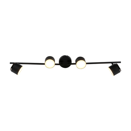 Lampa Listwa LED Oprawa Sufitowo-Ścienna 16,8W KUBIK 4 Czarny 3000K GOLDLUX (Polux)